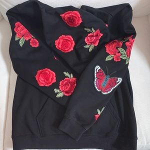 Embroidered hoodie!
